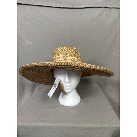 Eric Javits Women's Peanut Color Squishee Fedora Hat UPF50+ One Size NWT's - Picture 2 of 8